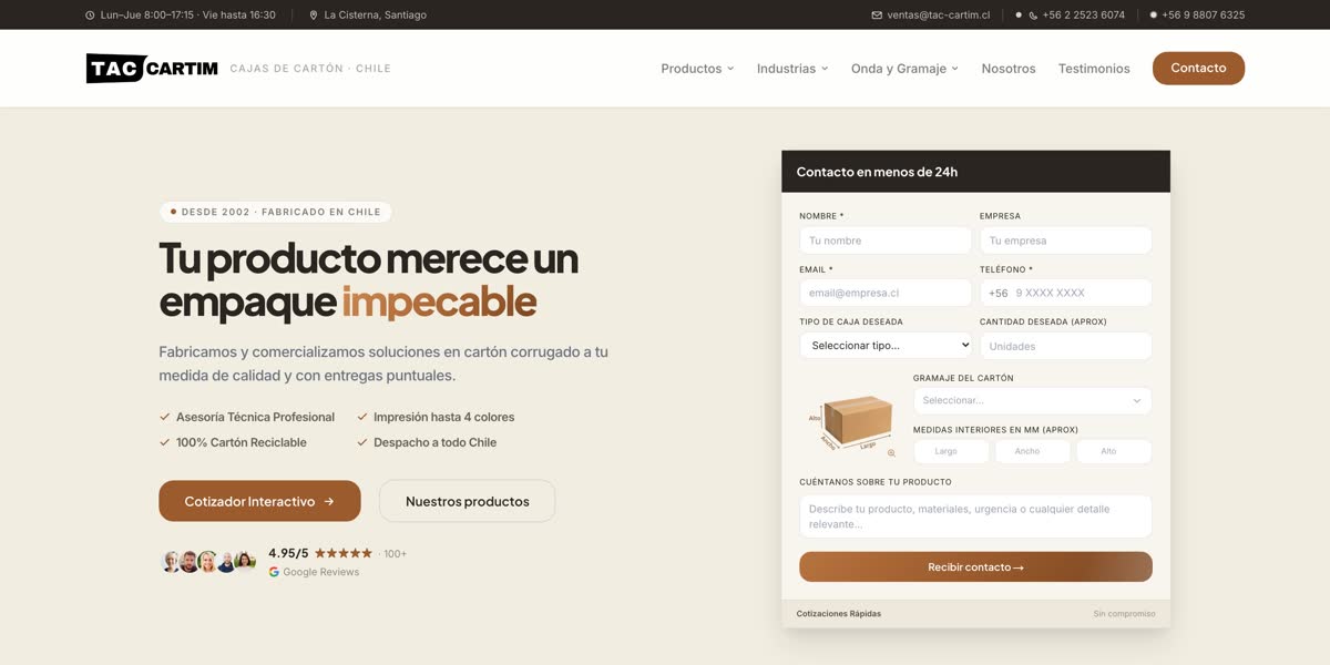 Website — After